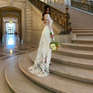 Backless Bridal Jumpsuit